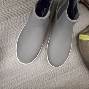 Sperry Torrent Chelsea Charcoal Gray Rain Boots